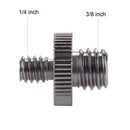 E-Photographic 1/4" and 3/8" Dual Head  Screw