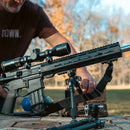 Vanguard EQUALIZER 2QS C Carbon Fiber Pivoting Bipod with Picatinny Rail Height:25-35.5cm