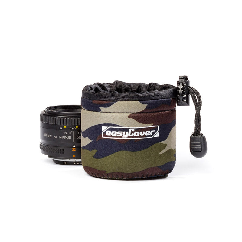 easyCover professional padded camera lens case/pouch 7cm (DIA) X 7cm (LGTH) - Camouflage