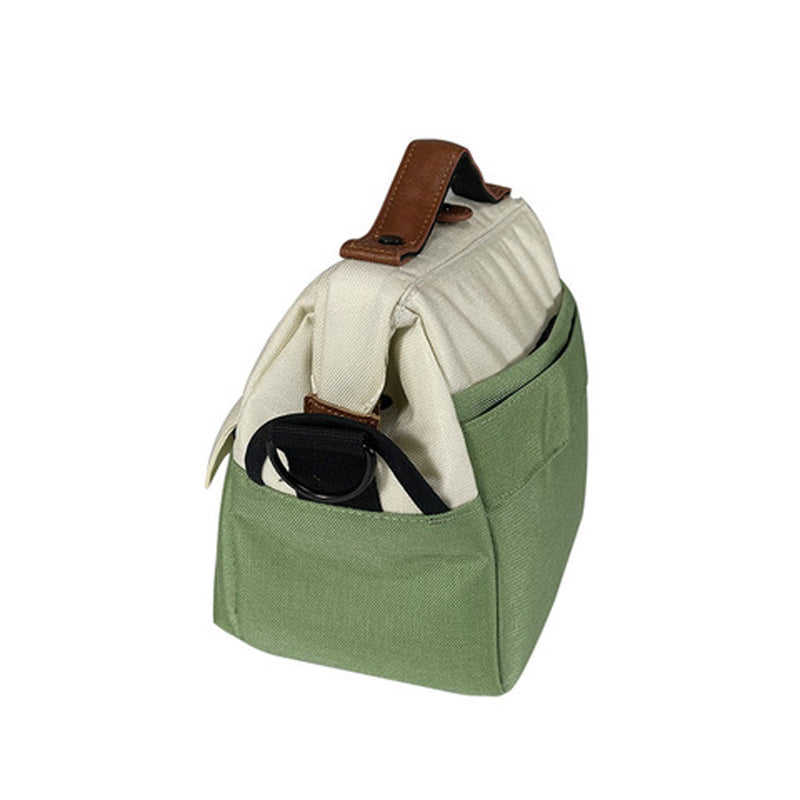 Jenova Urban Legend Professional Shoulder Bag Beige & Olive Green - 61132BGGN