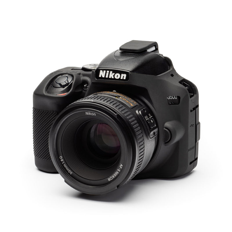 easyCover PRO Silicon DSLR Case for Nikon D3500 - Black