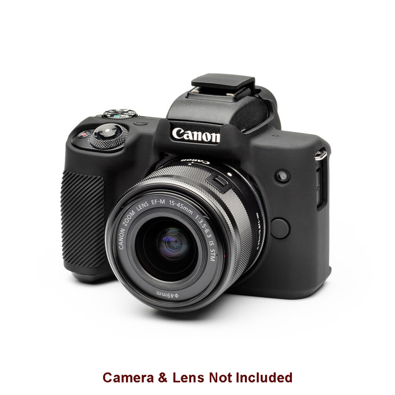 EasyCover PRO Silicone Case - Canon M50 Mirrorless Camera - Black - ECCM50B