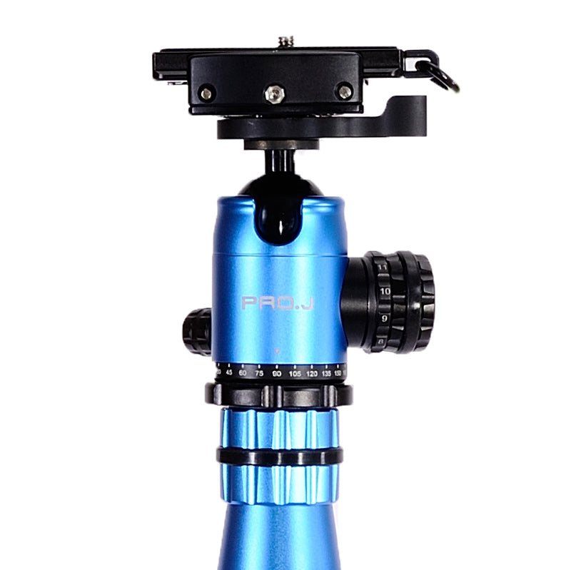 Jenova PRO.J Carbon Fibre Tripod 25kg Capacity - Mono Conversion-Blue 35851BL