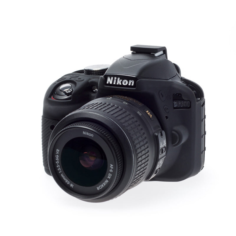 easyCover PRO Silicon DSLR Case for Nikon D3300 and 3400 - Black