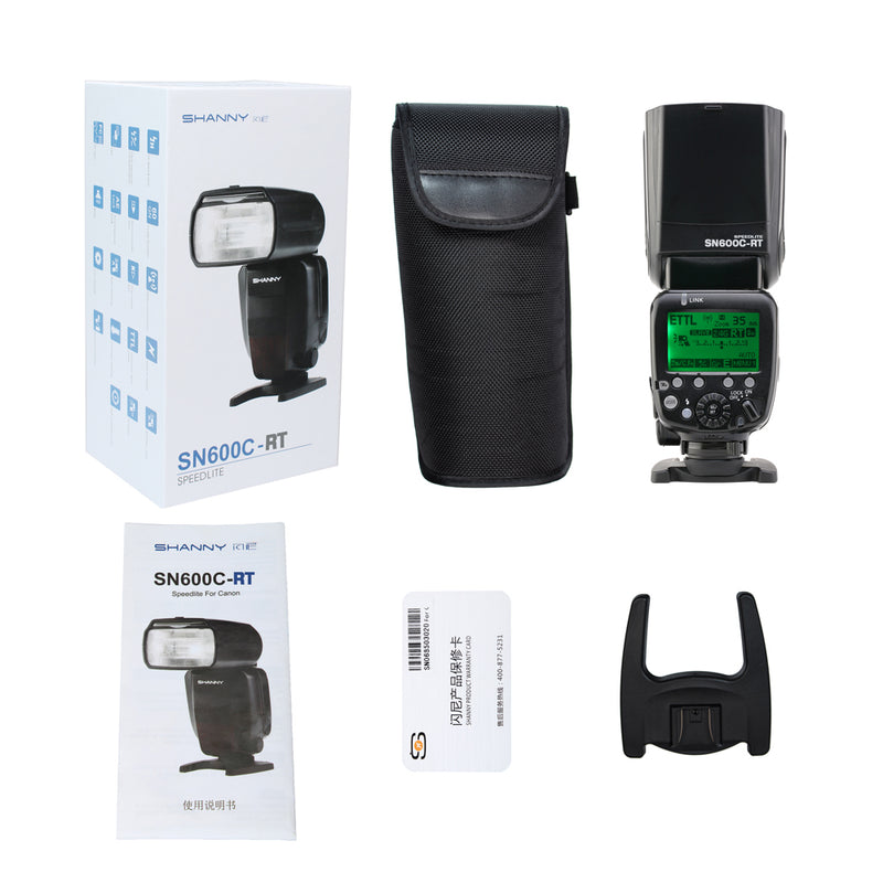 Shanny HSS- 2,4GHz Radio Slave Speedlite for Canon DSLR ETTL - SN600C-RT