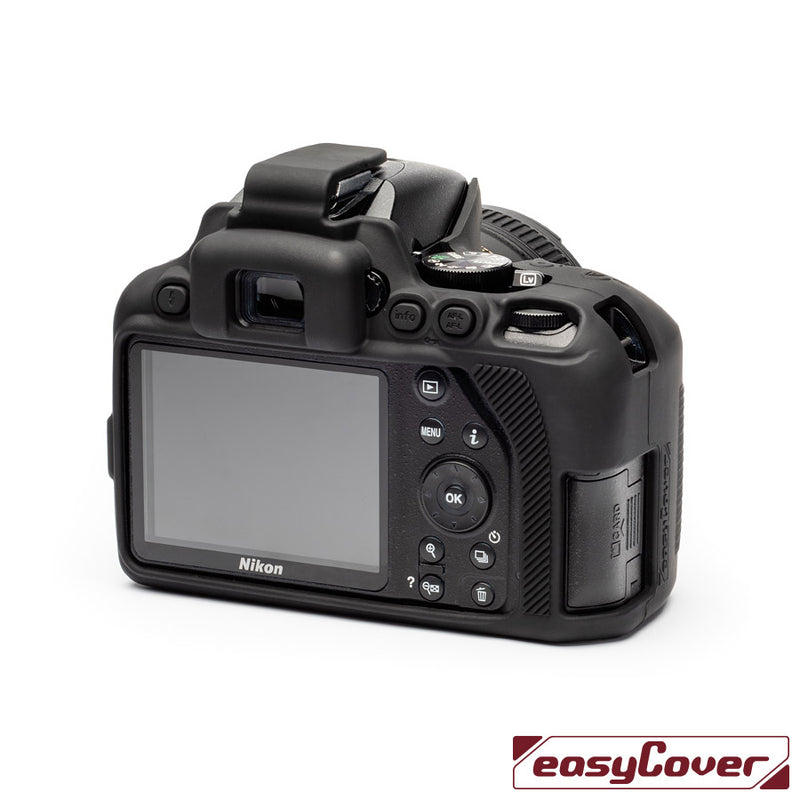easyCover PRO Silicon DSLR Case for Nikon D3500 - Black