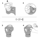 Miggo Padded Camera Grip and Wrap for CSC/Large Mirrorless Black MWGWCSCBK30