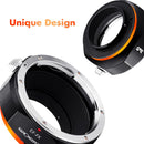 K&F Concept M12115 PRO Lens Adapter for Canon EOS EF to Fuji FX - KF06-450