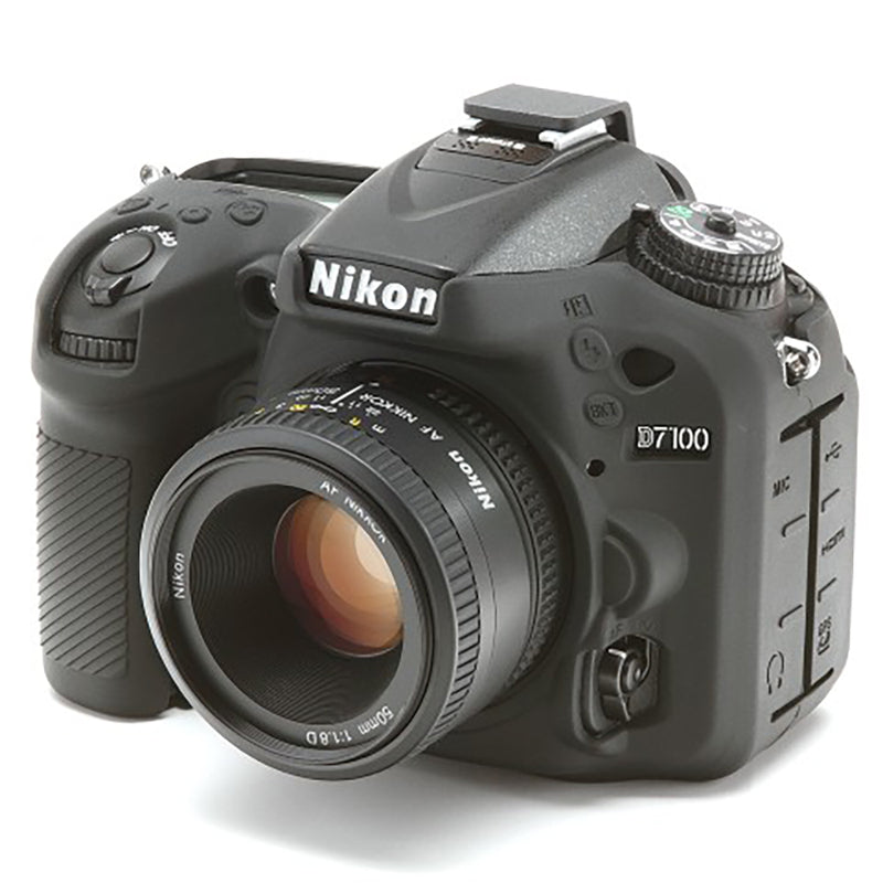easyCover PRO Silicon DSLR Case for Nikon D7100 and 7200 - Black