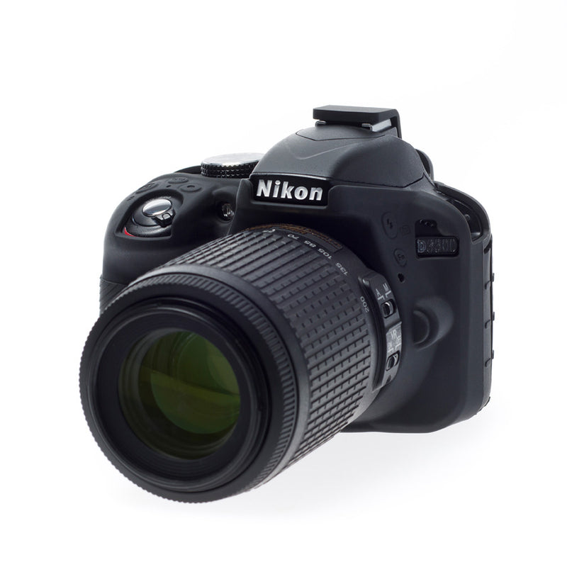 easyCover PRO Silicon DSLR Case for Nikon D3300 and 3400 - Black