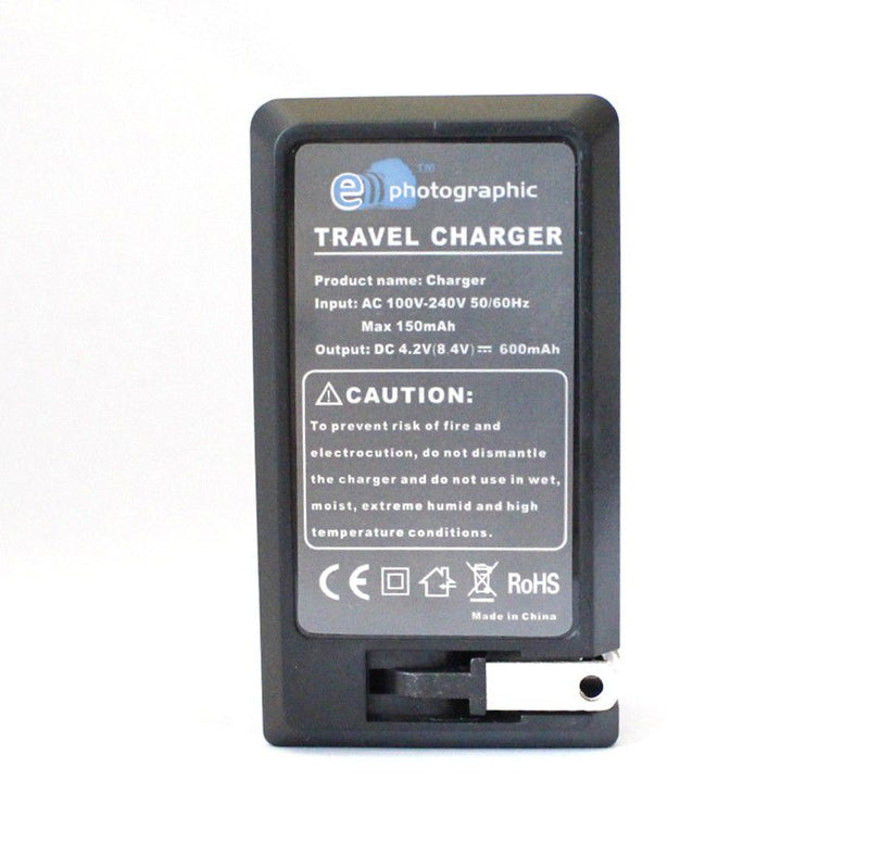 E-Photographic Compact Charger for Canon LP-E10 DSLR Battery