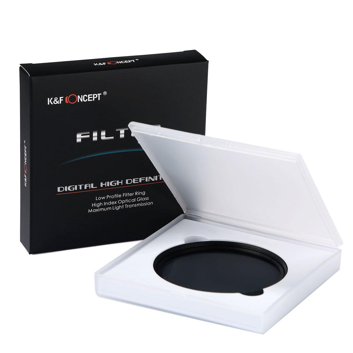 K&F Concept PRO 67mm Classic Series Slim Blue Multi Coated Variable ND2-ND400 filter-KF01.1111