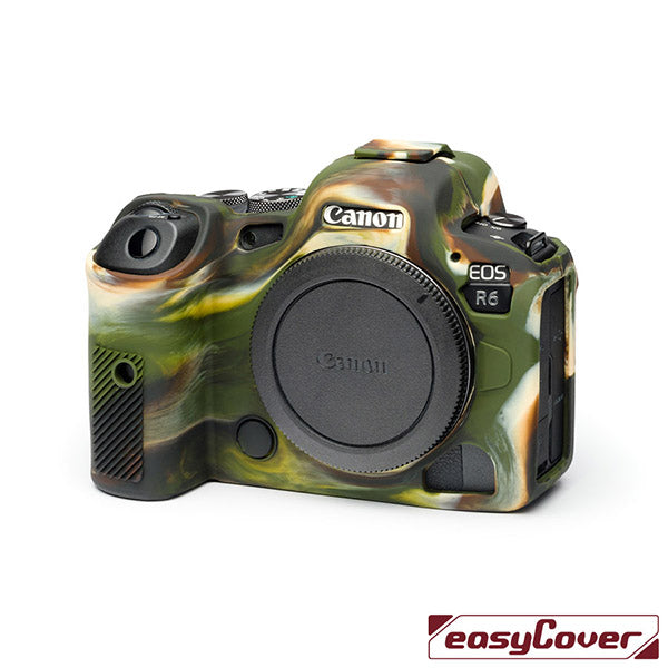 easyCover PRO Silicon Camera Protective Case for Canon R5/R6/R6II/R6III Camo ECCR5C