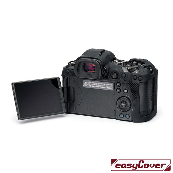 EasyCover PRO Silicone Case - Canon R5, R6, R6 mark II & R6 mark III - Black - ECCR5B
