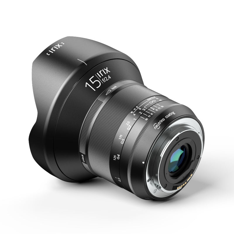 Irix 15mm Blackstone prime, manual focus wide angle lens for Nikon DSLR's