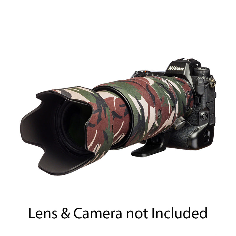 easyCover Lens Oak for Nikon Z 100-400mm f/4.5-5.6 VR S Green Camouflage - LONZ100400GC
