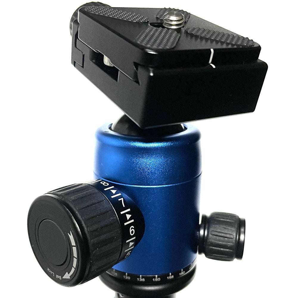 Jenova PRO.J Professional Aluminium Travel Tripod 8kg-load Blue-A401BL