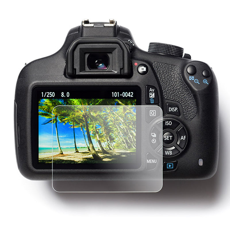 easyCover Tempered Glass Screen Protector for Canon 7D Mark II DSLR Cameras
