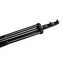 E-Photo 2,0m Professional Aluminium Light Stand - Black EPH-LS200B