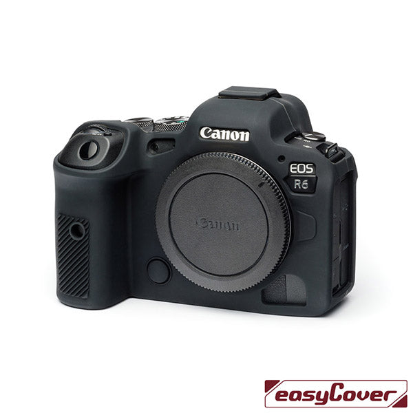 EasyCover PRO Silicone Case - Canon R5, R6, R6 mark II & R6 mark III - Black - ECCR5B