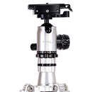 Jenova PRO.J Carbon Fibre Tripod 25kg Capacity - Mono Conversion-Silver 35851SV