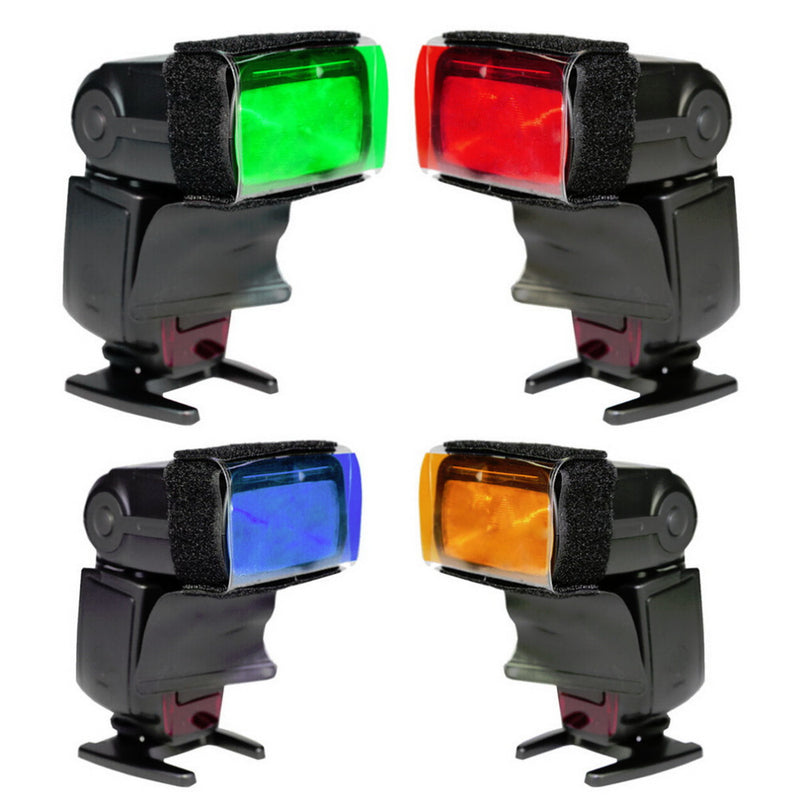 E-Photo PRO Set of 12 Professional Colour Speedlite Gels with pouch-EPHK154