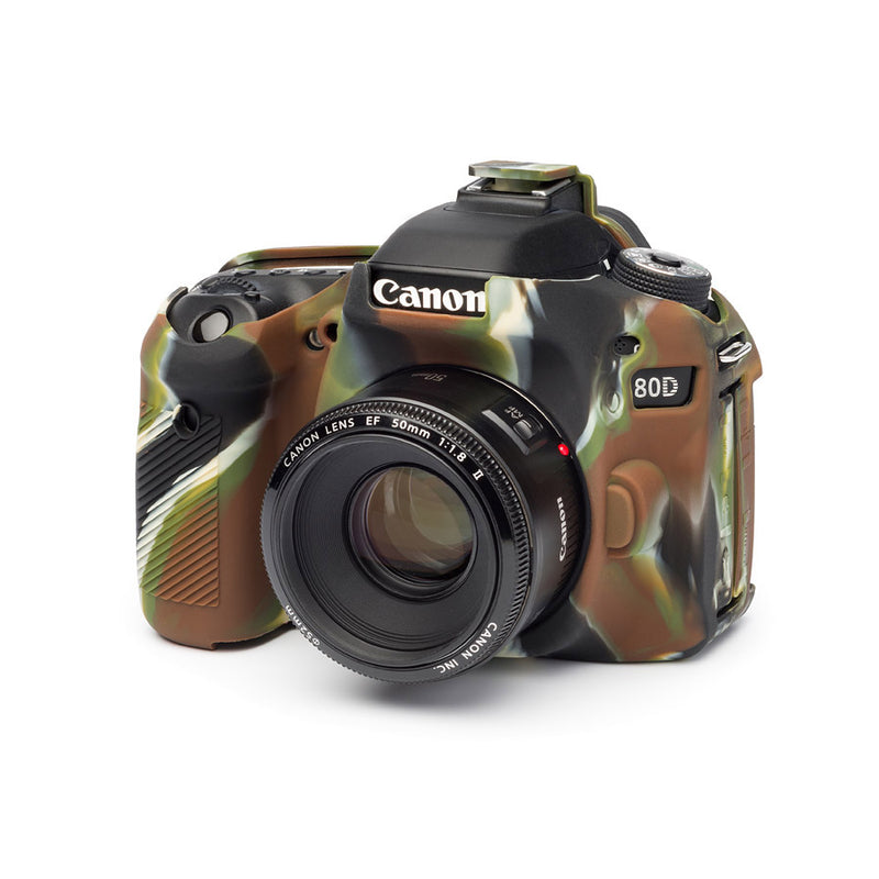 easyCover - Canon 80D DSLR - PRO Silicone Case - Camo – ECC80DC