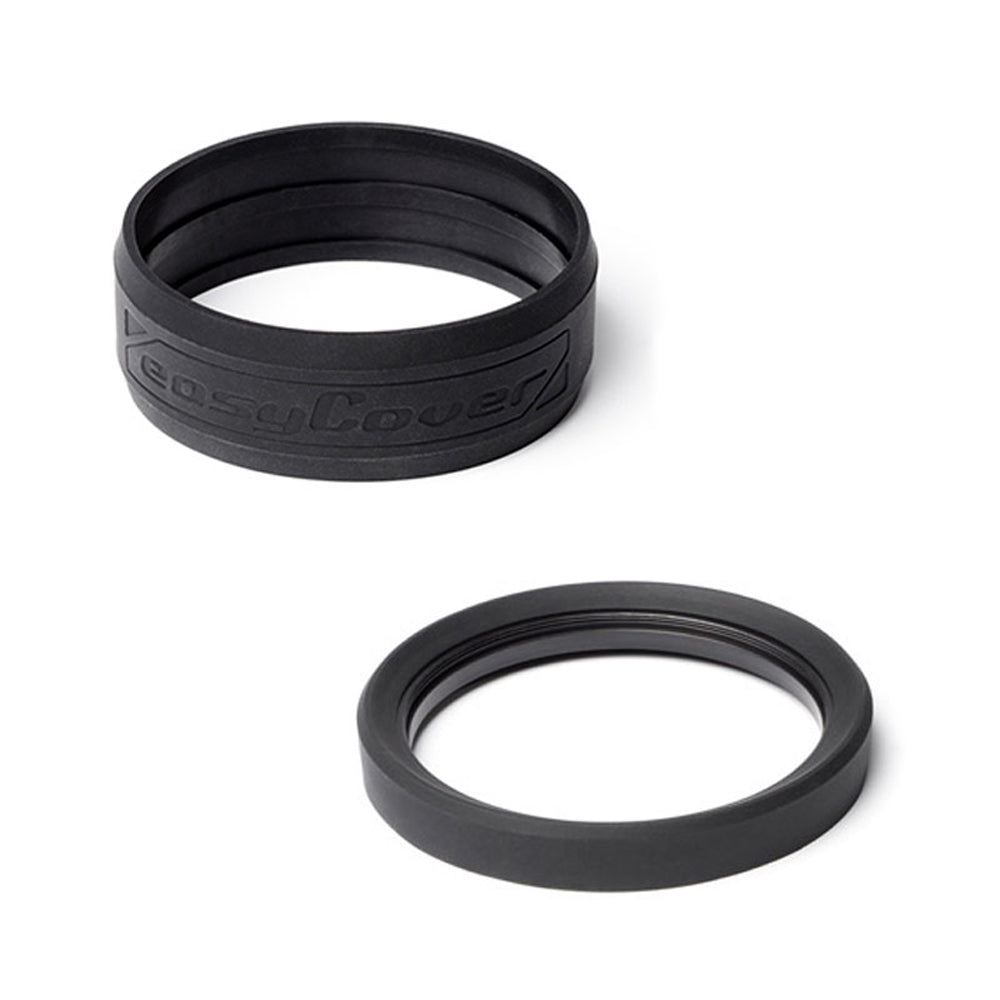 easyCover PRO 58mm Lens Silicon Rim/Ring & Bumper Protectors Black - ECLR58