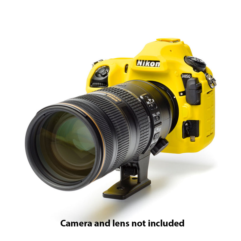 easyCover PRO Silicon Case for Nikon D850 DSLR - Yellow - ECND850Y