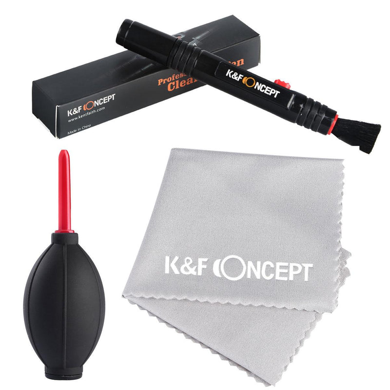 K&F Concept 3 in 1 Professional Lens and LCD Screen Cleaning Kit - SKU0711