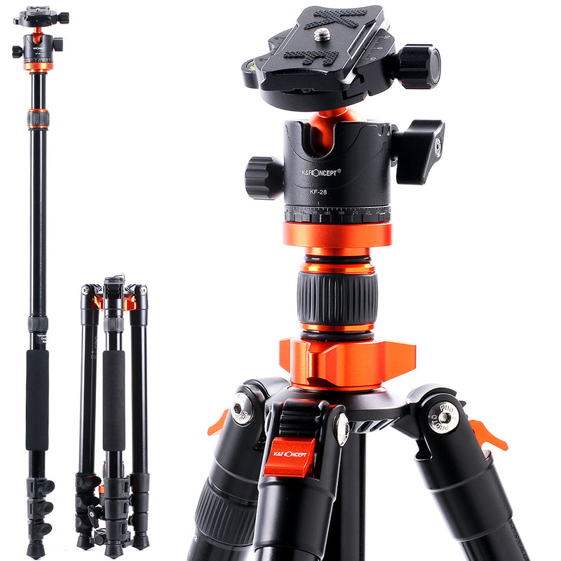 K&F Concept SA254M2 Specialist DSLR Tripod - Monopod Conversion - KF09.089V1