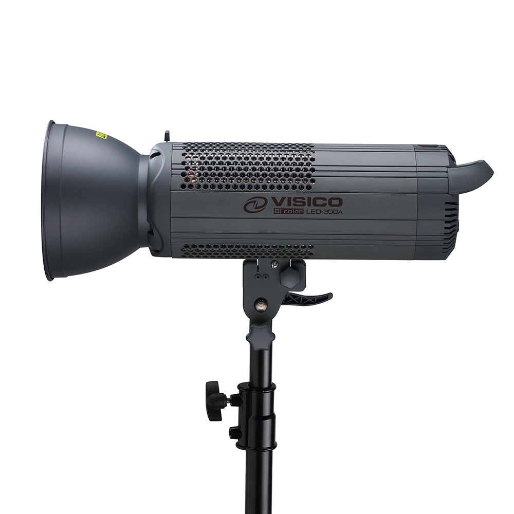 Visico 300 Watt adjustable Power & Colour Temp LED Studio Light with Build-in 2.4G wireless radio receiver