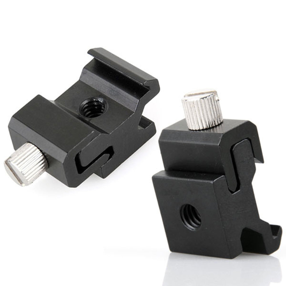 E-Photographic PRO Set of 2 Universal Cold Shoes with 1/4" thread - EPHK244