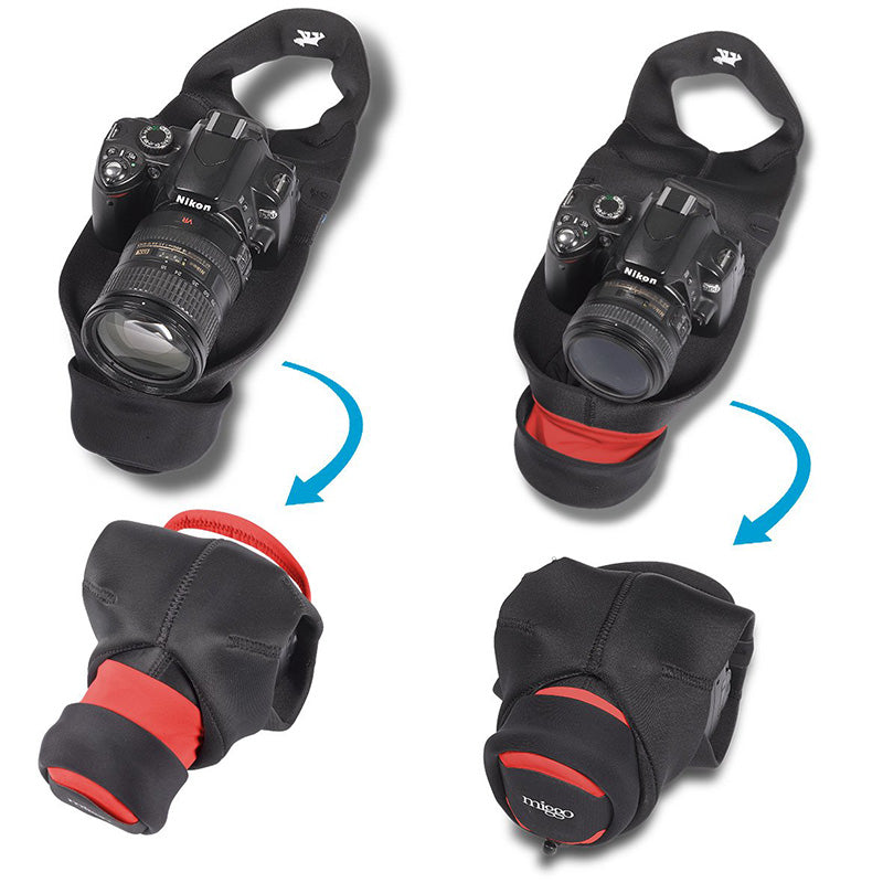 Miggo Padded Camera Grip and Wrap for DSLR Black MWGWSLRBK70