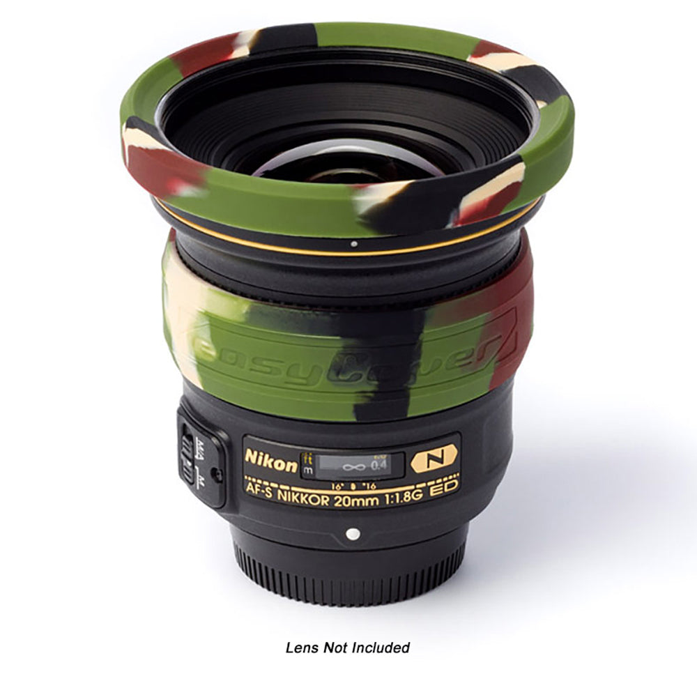 easyCover PRO 72mm Lens Silicon Rim/Ring & Bumper Protectors Camouflage - ECLR72C