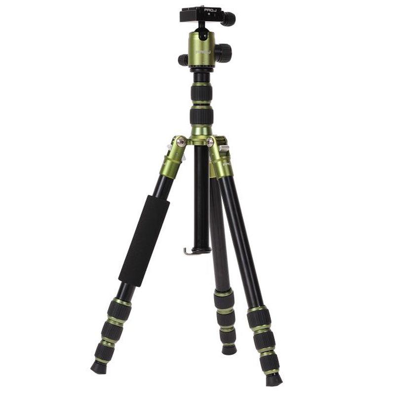 Jenova PRO.J Professional Aluminium Travel Tripod 8kg-load Green-A401GN