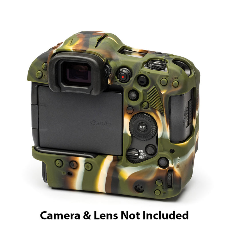 easyCover PRO Silicon Camera Case for Mirrorless Canon R3 - Camouflage - ECCR3C
