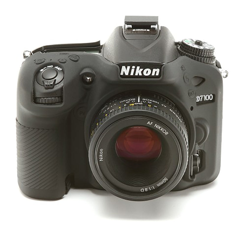 easyCover PRO Silicon DSLR Case for Nikon D7100 and 7200 - Black