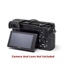 easyCover PRO Silicone Camera Case for Sony A6500 - Black - ECSA6500B