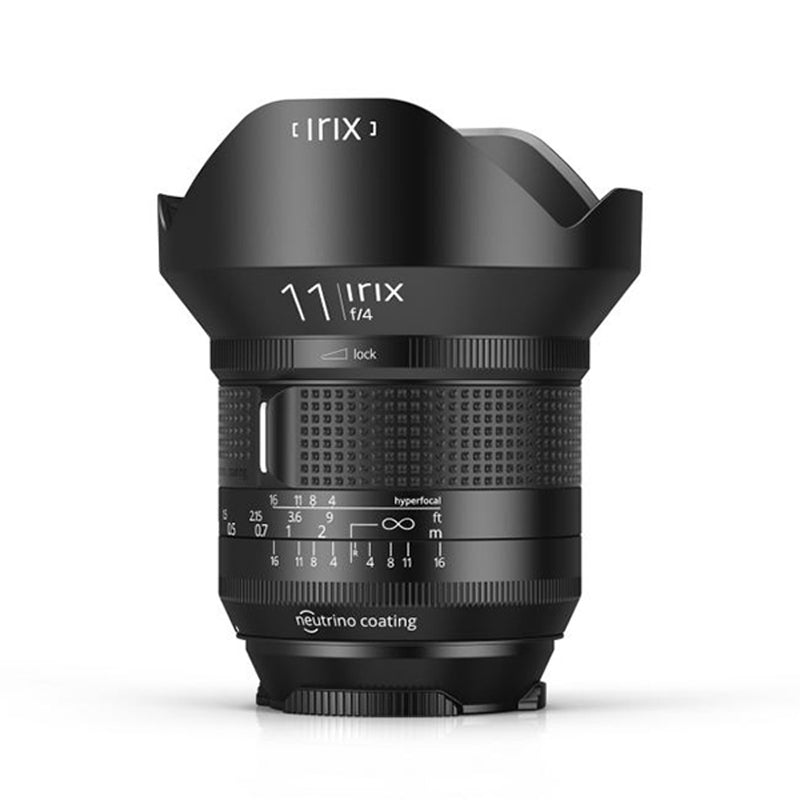 Irix 11mm f/4 Firefly prime manual focus wide angle lens for Canon DSLR's