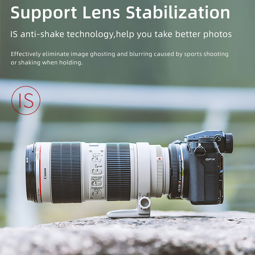 Viltrox PRO Adapter Canon EF & EFs Lens to Fuji GFX mount Cameras VL-EF-GFX