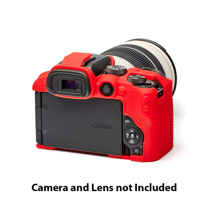 easyCover PRO Silicon Camera Case for Mirrorless Canon R10 - Red - ECCR10R