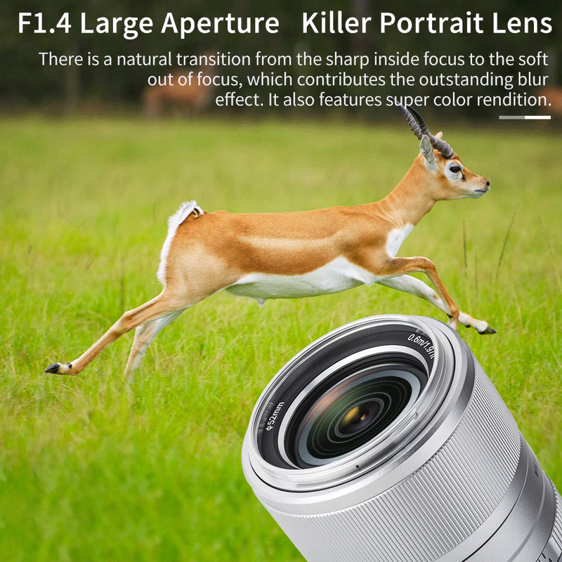 Viltrox AF 56mm f/1.4 Prime Lens -Canon EOS EF-M Series Mirrorless APS-C Cameras