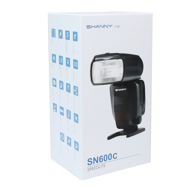 Shanny SN600C 60GN, ETTL & HSS  Professional Speedlite for Canon DSLR - SN600C