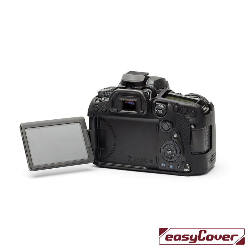 easyCover - Canon 90D DSLR - PRO Silicone Case - Black - ECC90DB