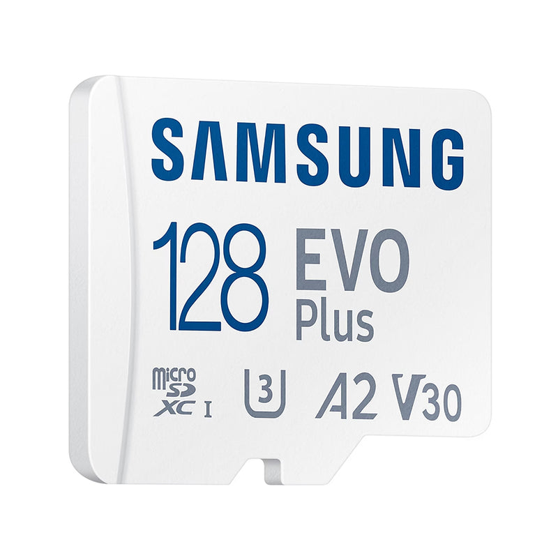Samsung 128GB EVO Plus 130Mb/s Micro SD Card & SD Adapter for a Wide Range of Devices