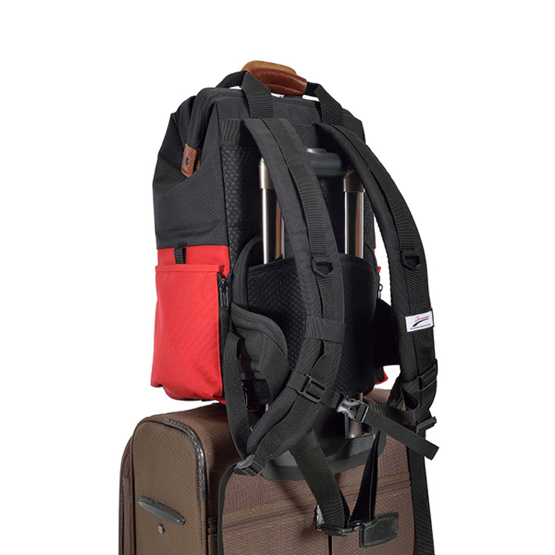 Jenova Urban Legend DSLR Backpack - Large - Red & Black 61136BKRD
