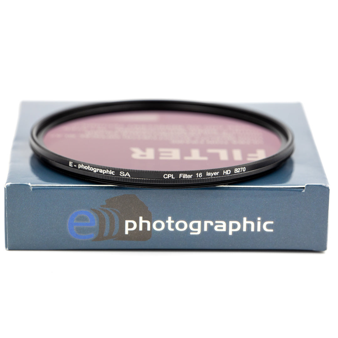 E-Photo PRO 77mm UV, CPL & ND2-ND400 filter Kit - German HD B270 Schott Optics