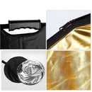 E-Photographic Professional 5 in 1 Multicolor 80cm Reflector Kit with Handle EPH5-180H