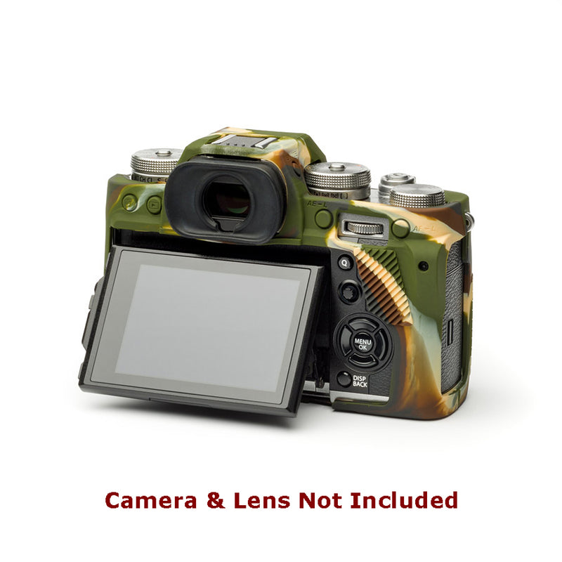 easyCover PRO Silicon Camera Case for FujiFilm X-T3 - Camouflage - ECFXT3C